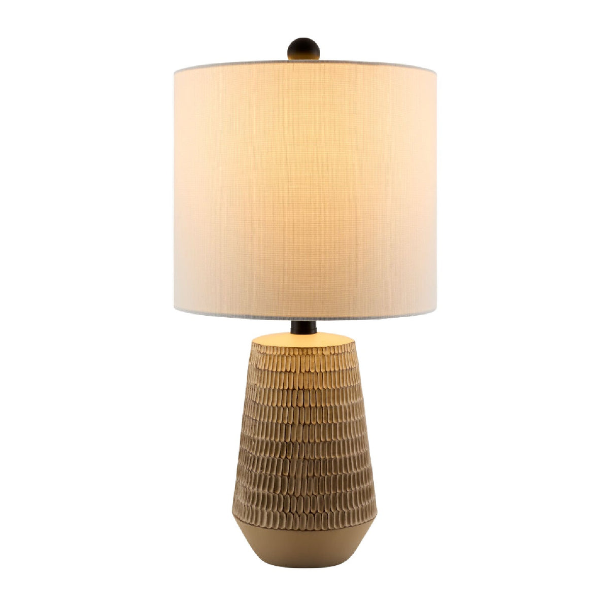 Modern European furniture - Organic-Carved Base Table Lamp - www.oroa.com