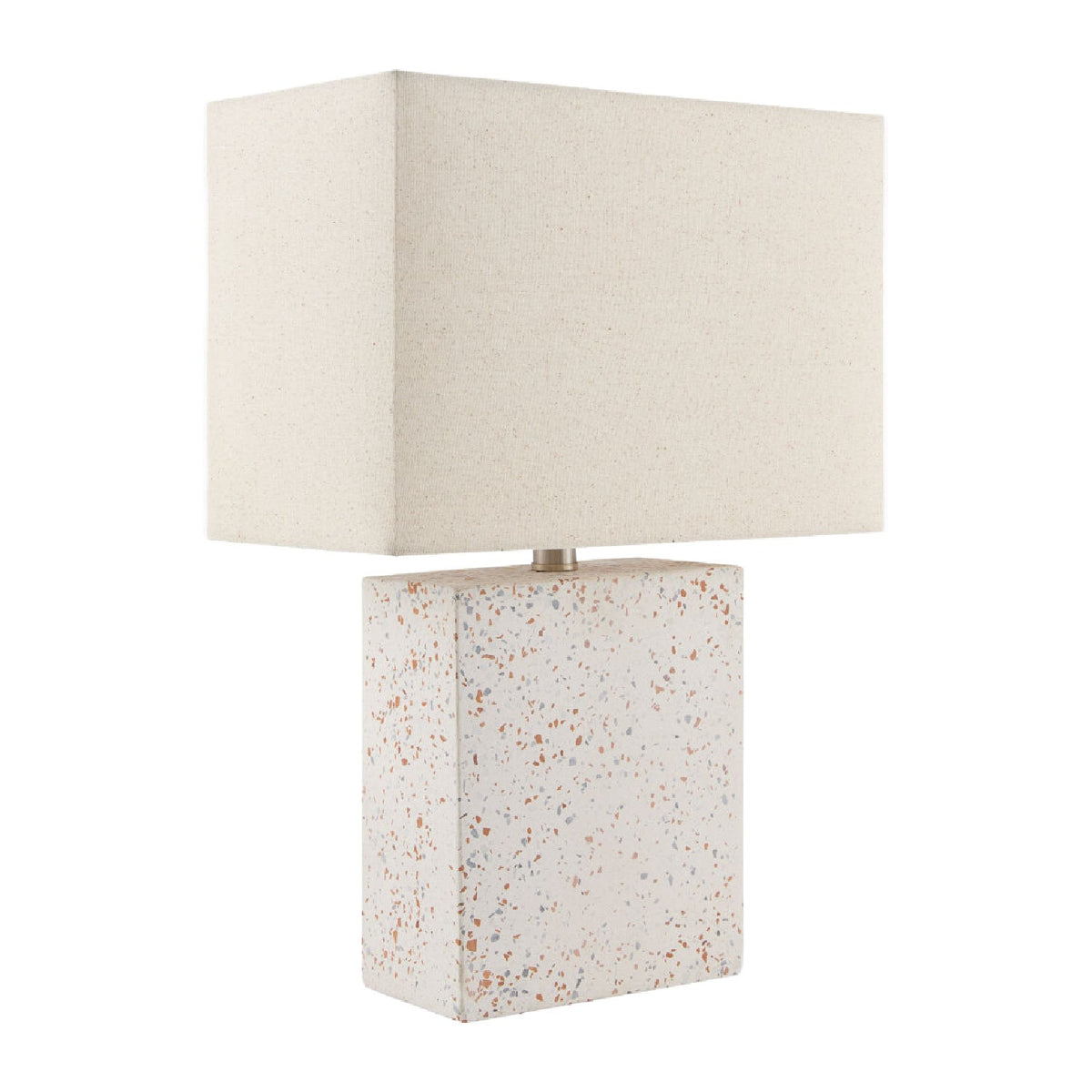 Modern European furniture - Brushed White Concrete Table Lamp - www.oroa.com