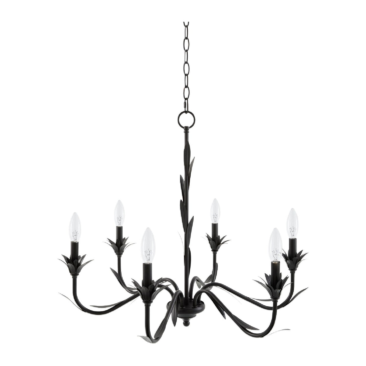 Modern European furniture - Flower-Inspired 6-Light Chandelier - www.oroa.com