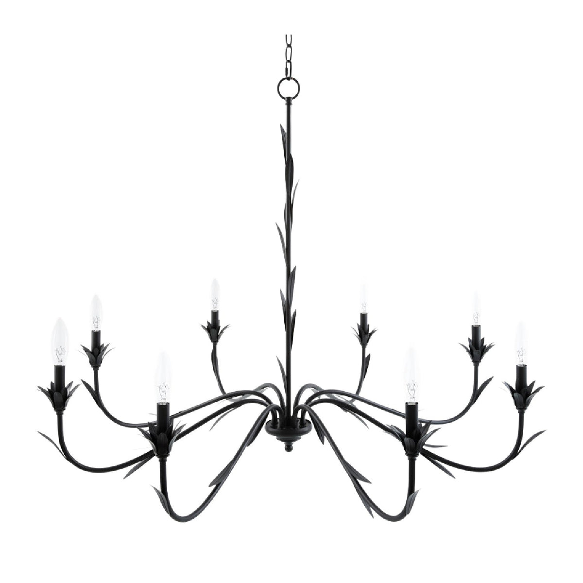 Modern European furniture - Flower-Inspired 8-Light Chandelier - www.oroa.com