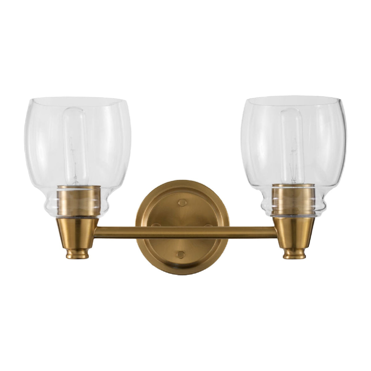 Modern European furniture - Gold Framed Glass Wall Lamp - www.oroa.com
