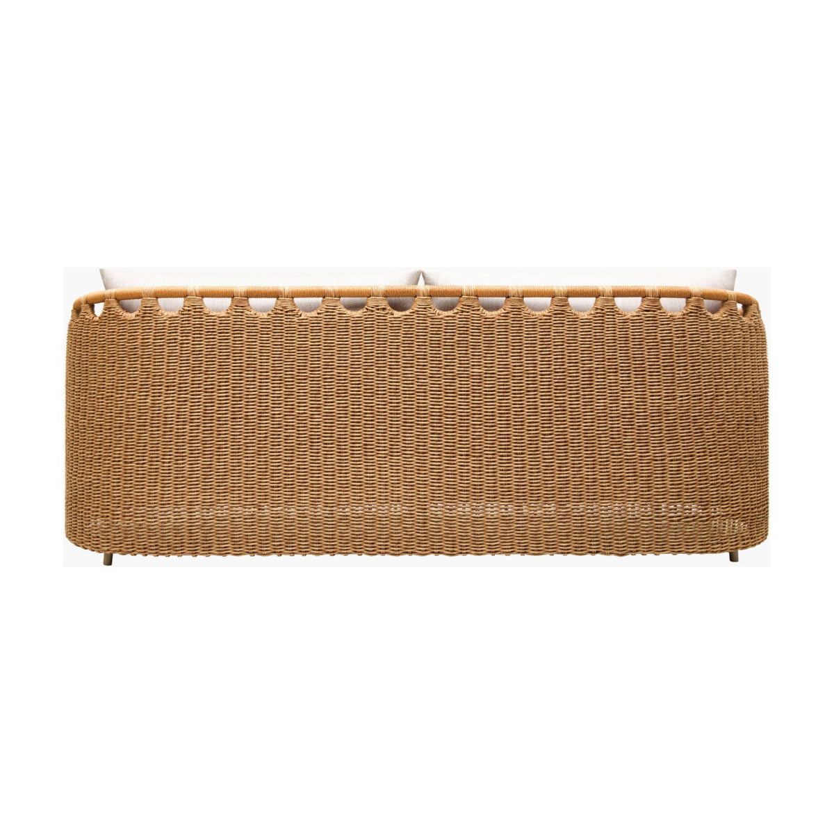 Modern European furniture - Hand-Woven Wicker Outdoor Sofa - www.oroa.com