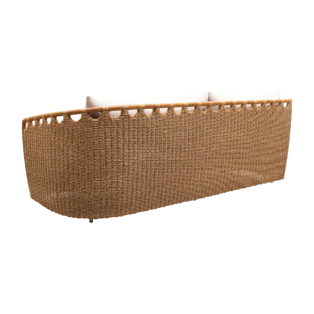 Modern European furniture - Hand-Woven Wicker Outdoor Sectional Sofa - www.oroa.com