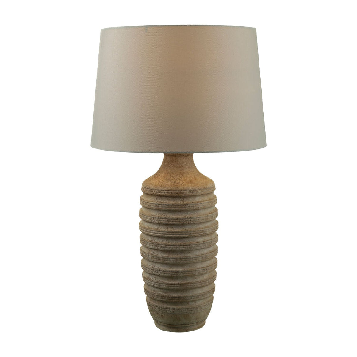 Modern European furniture - Brown Base Linen Table Lamp - www.oroa.com