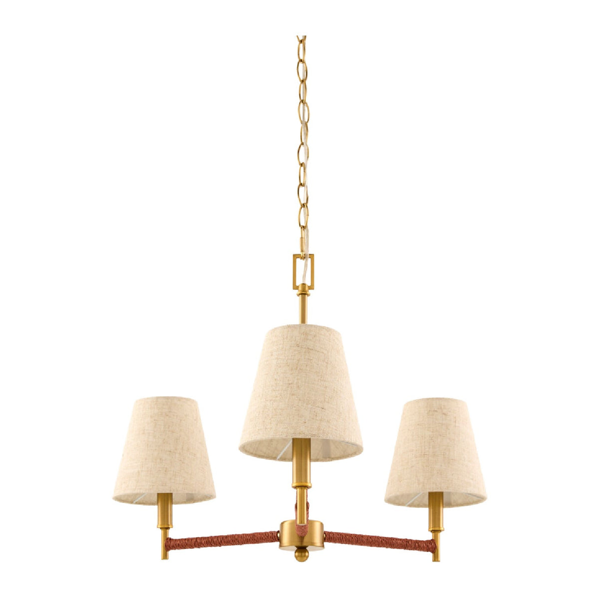 Modern European furniture - Gold Armed Chandelier - www.oroa.com