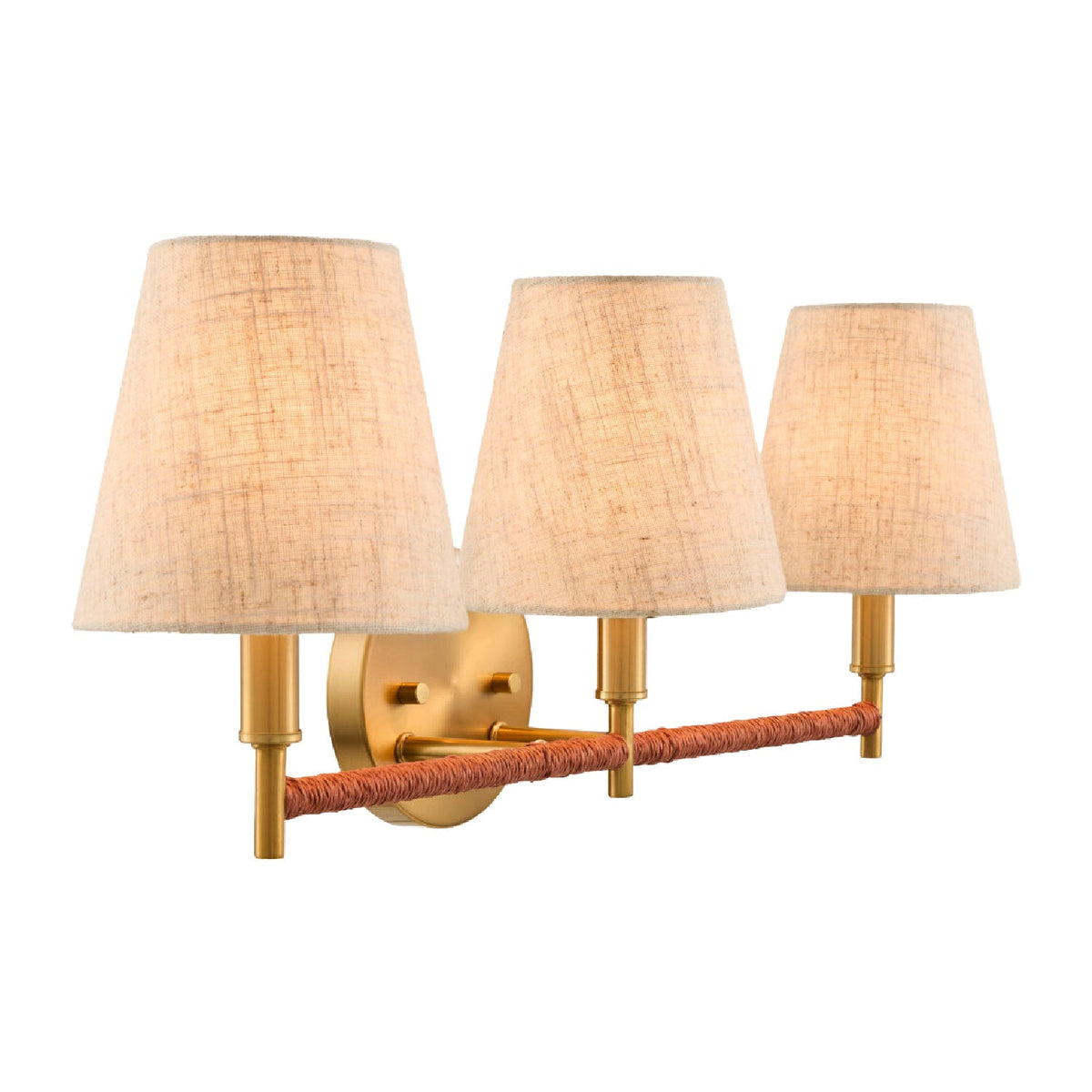 Modern European furniture - Gold Armed Wall Lamp - www.oroa.com