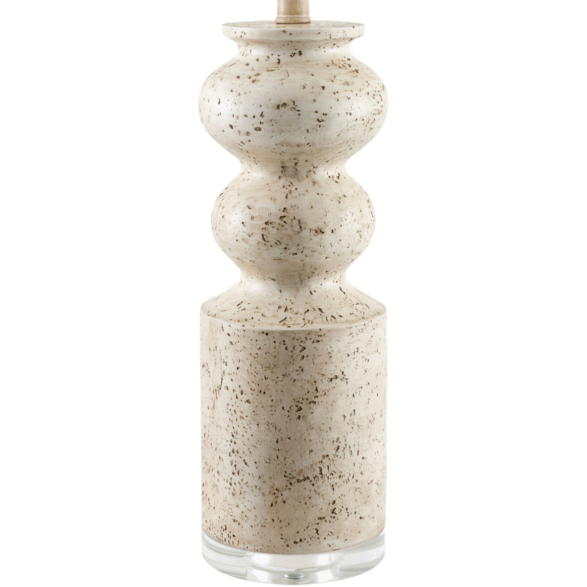 Modern European furniture - Cream Layered Base Table Lamp - www.oroa.com