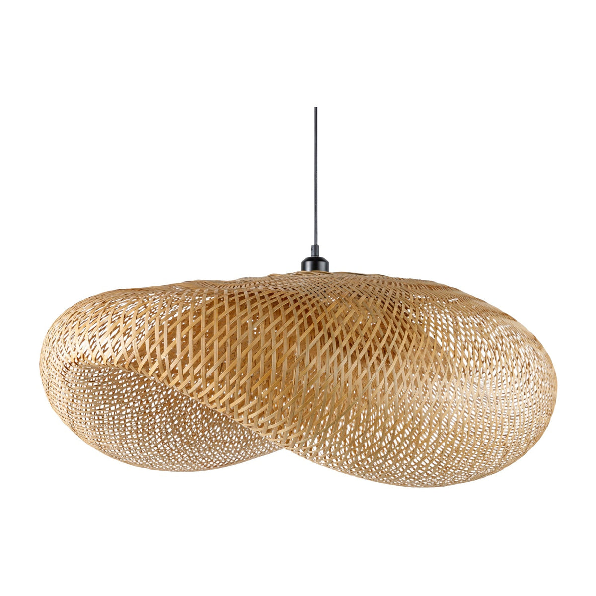 Modern European furniture - Braided Bamboo Pendant Lamp - www.oroa.com