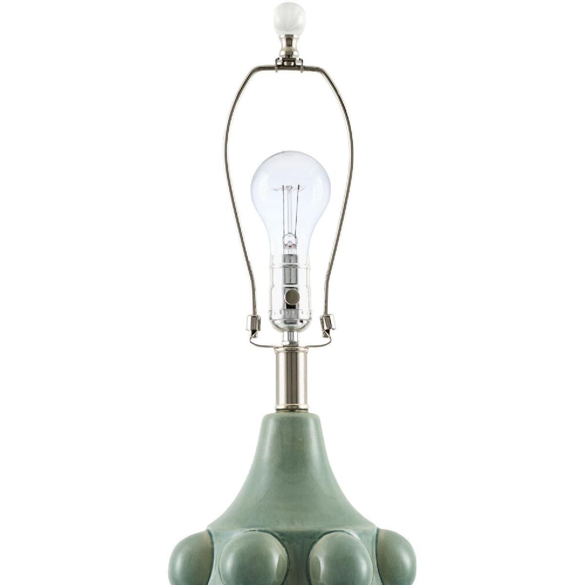 Modern European furniture - Embellished Green Ceramic Table Lamp - www.oroa.com