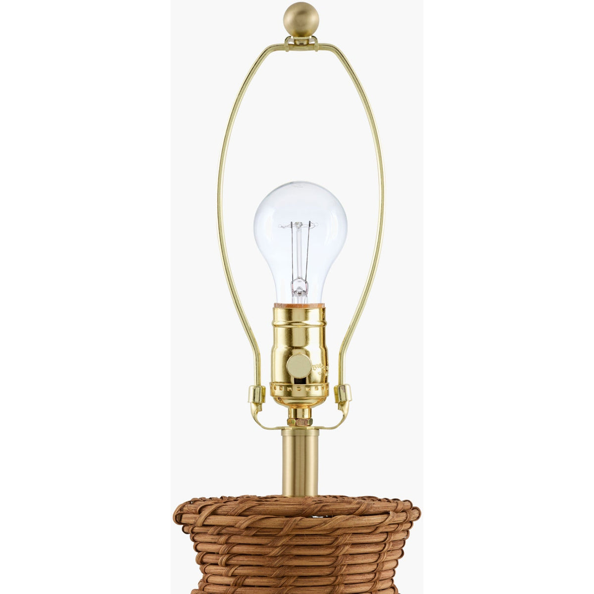 Modern European furniture - Painted Rattan Accent Table Lamp - www.oroa.com