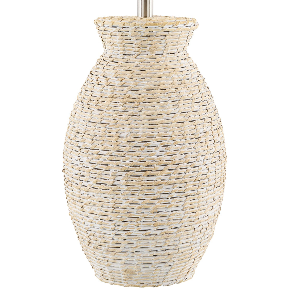 Modern European furniture - Painted Rattan Accent Table Lamp - www.oroa.com