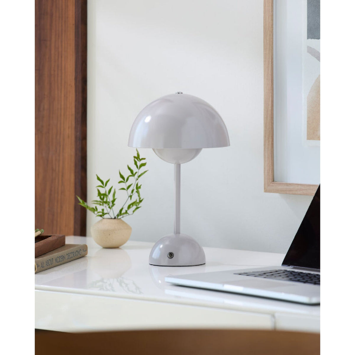Modern European furniture - Painted Metal Dome Table Lamp - www.oroa.com
