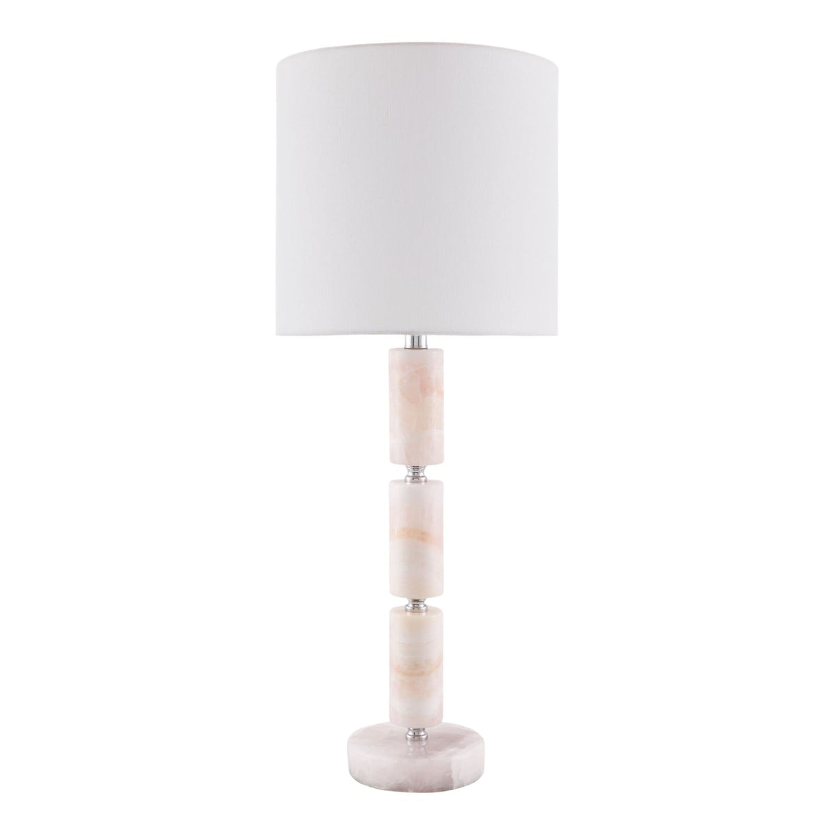 Modern European furniture - Stacked Marble Tube Table Lamp - www.oroa.com