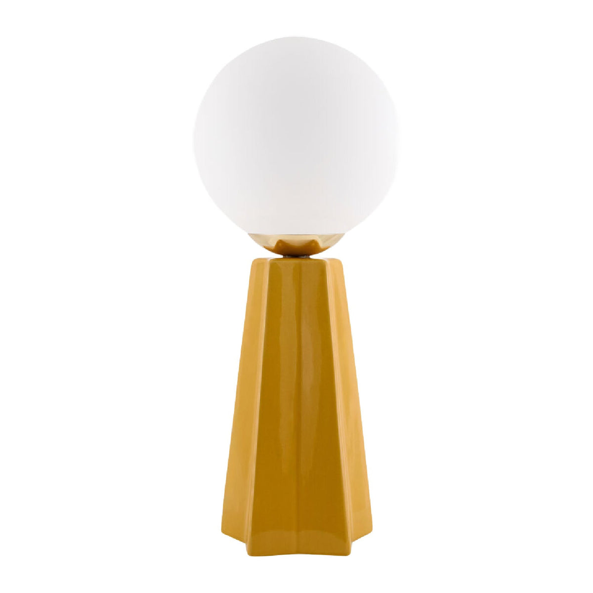 Modern European furniture - White Glass Globe Table Lamp - www.oroa.com