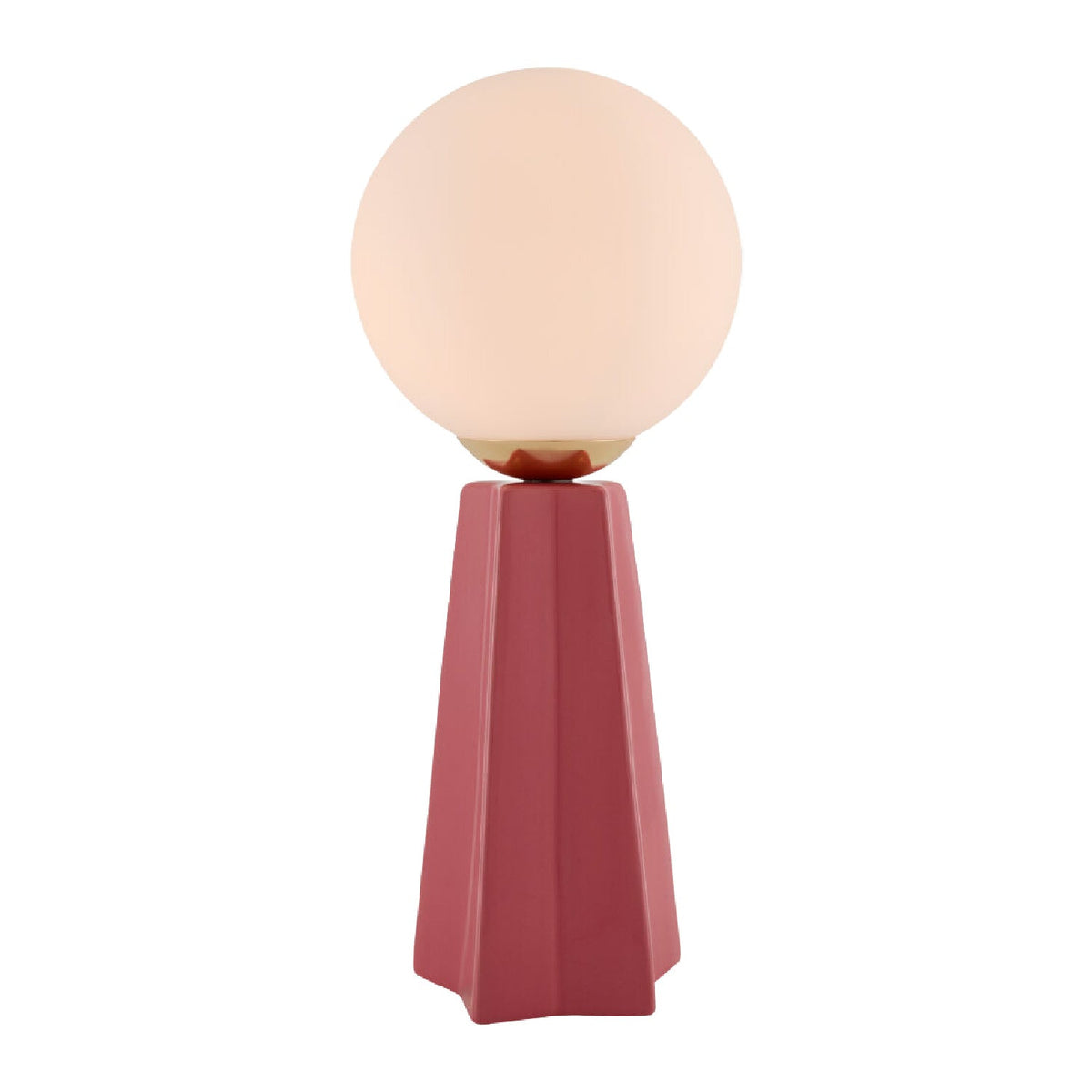 Modern European furniture - White Glass Globe Table Lamp - www.oroa.com