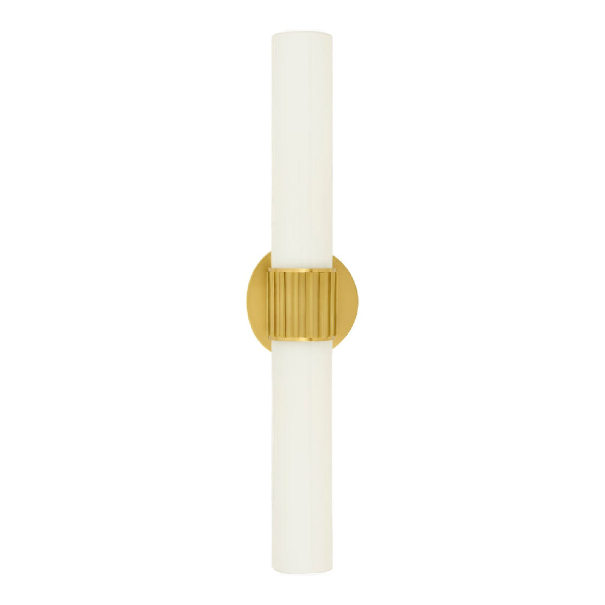 Modern European furniture - Cylindrical White Glass Wall Lamp L - www.oroa.com