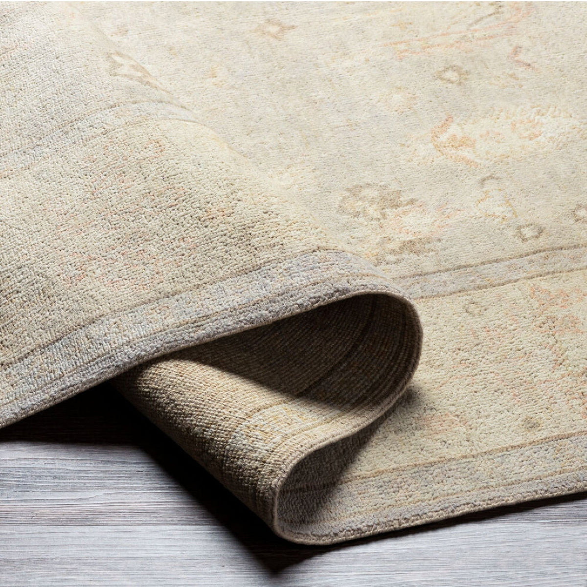 Modern furniture - Antique Wash Wool Fringed Carpet - www.oroa.com