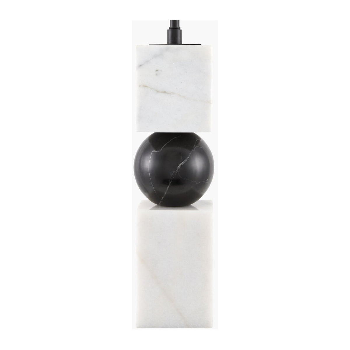 Modern European furniture - Two-Toned Geometrical Marble Table Lamp - www.oroa.com
