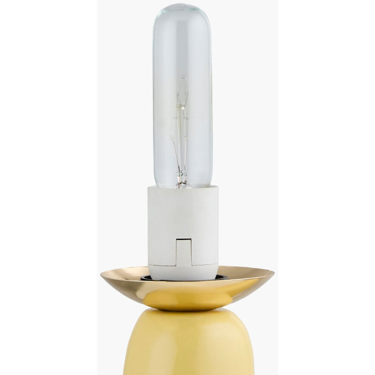 Modern European furniture - White Glass Sculptural Table Lamp - www.oroa.com