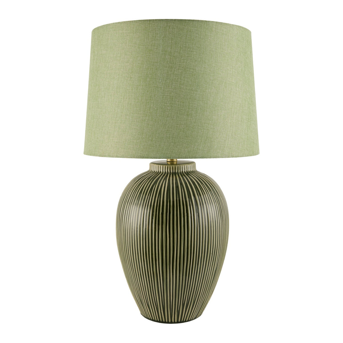 Modern European furniture - Striped Ceramic Accent Table Lamp - www.oroa.com