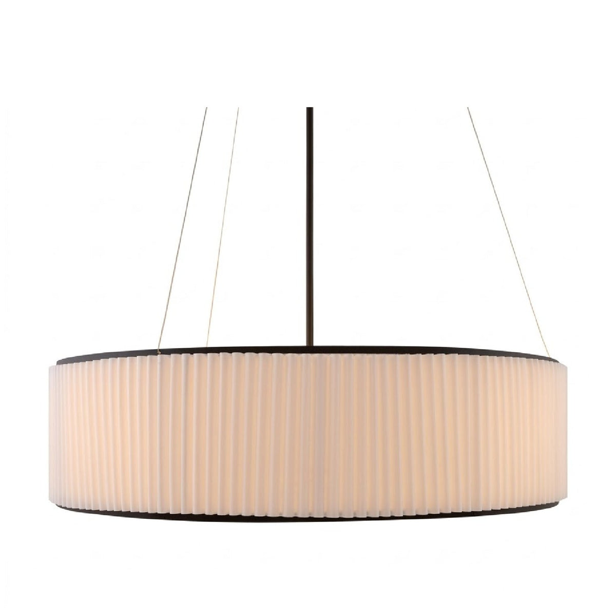 Modern European furniture - White Fluted 2-Light Chandelier - www.oroa.com