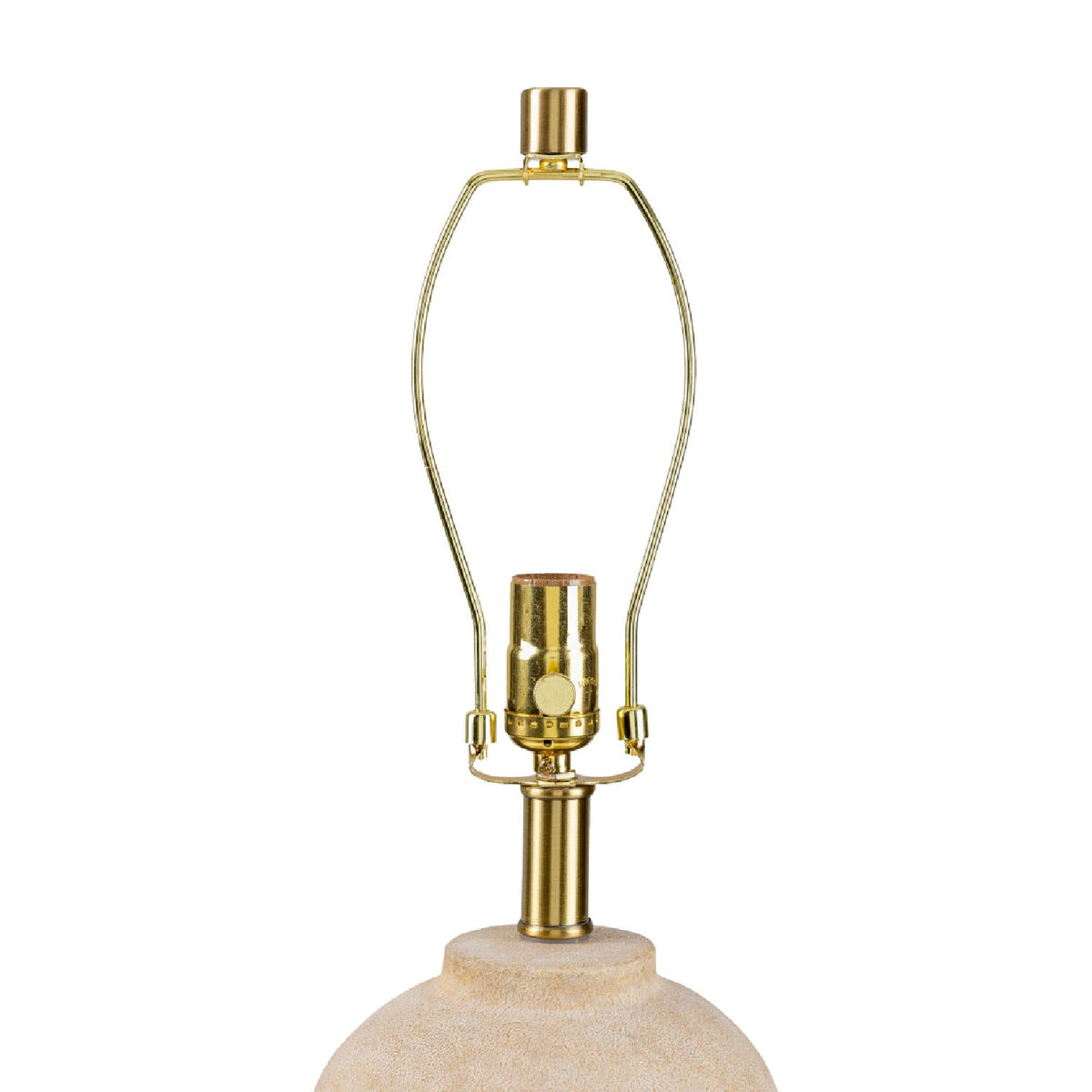 Modern European furniture - Beige Linen Ceramic Table Lamp - www.oroa.com