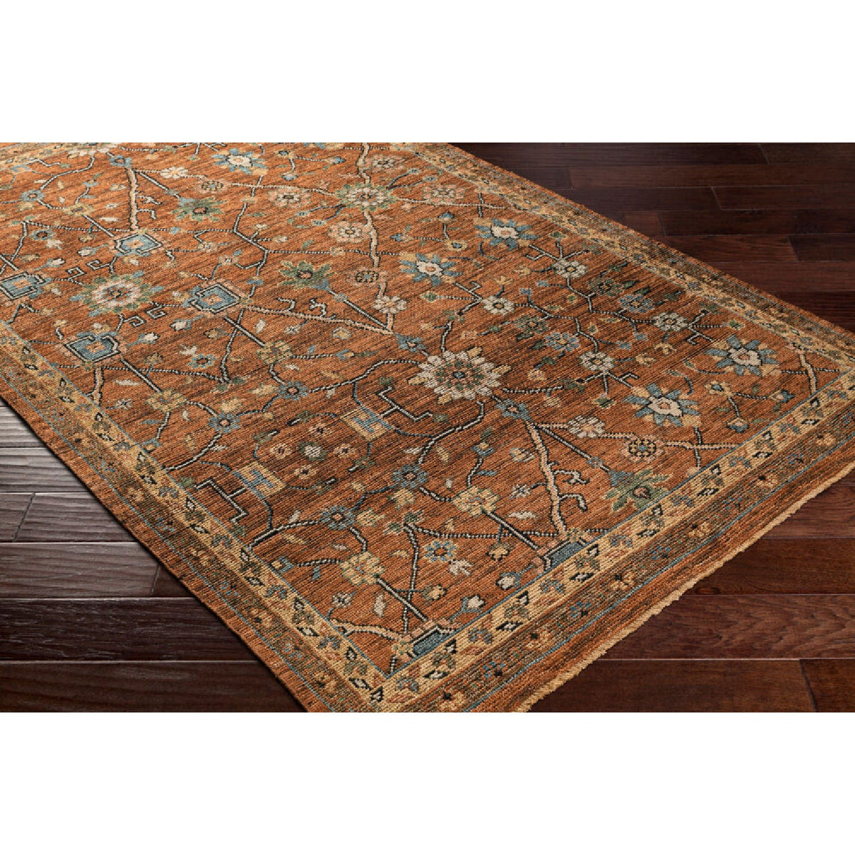 Modern furniture - Hand-Knotted Fringed Wool Carpet - www.oroa.com