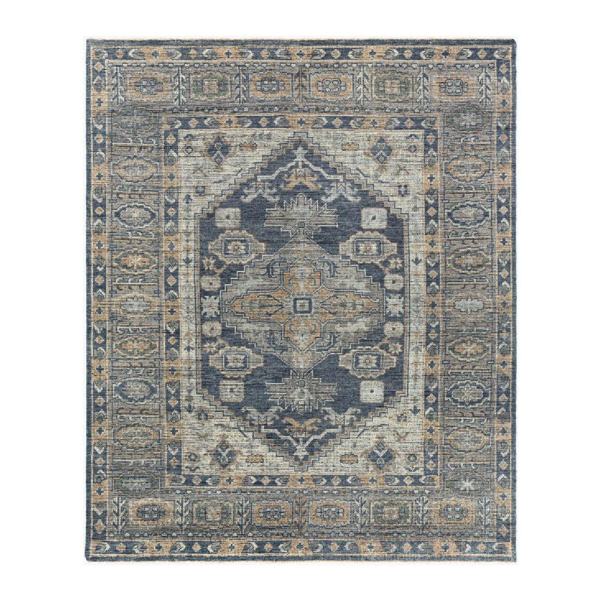 Modern furniture - Fringed Wool Printed Carpet - www.oroa.com