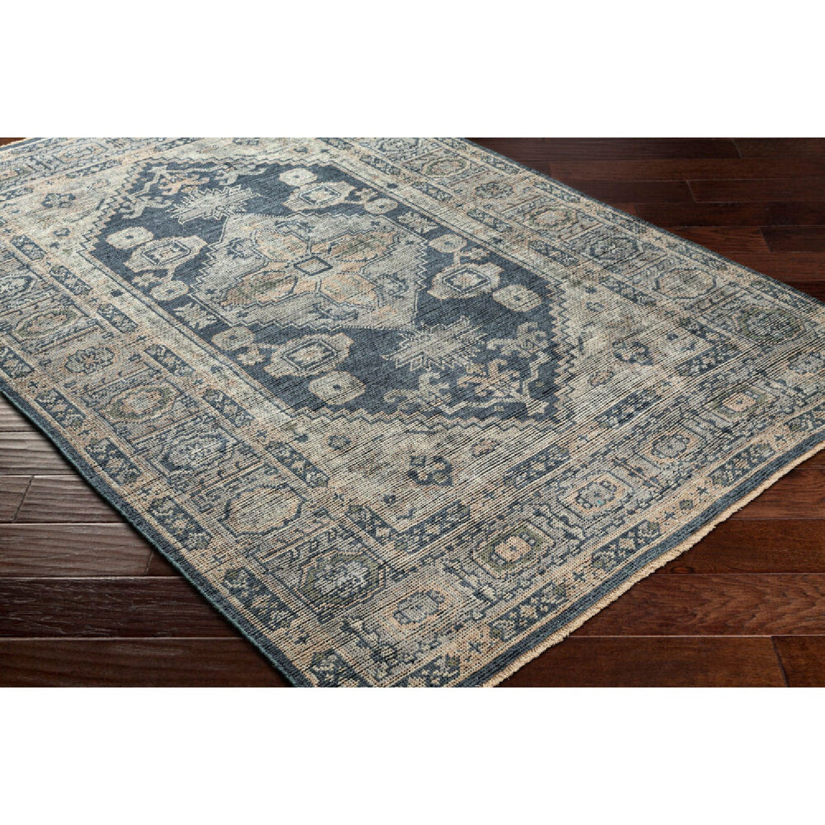 Modern furniture - Fringed Wool Printed Table Runner - www.oroa.com