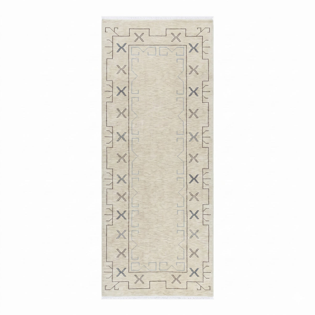 Modern European furniture - Cream Wool Blend Table Runner - www.oroa.com