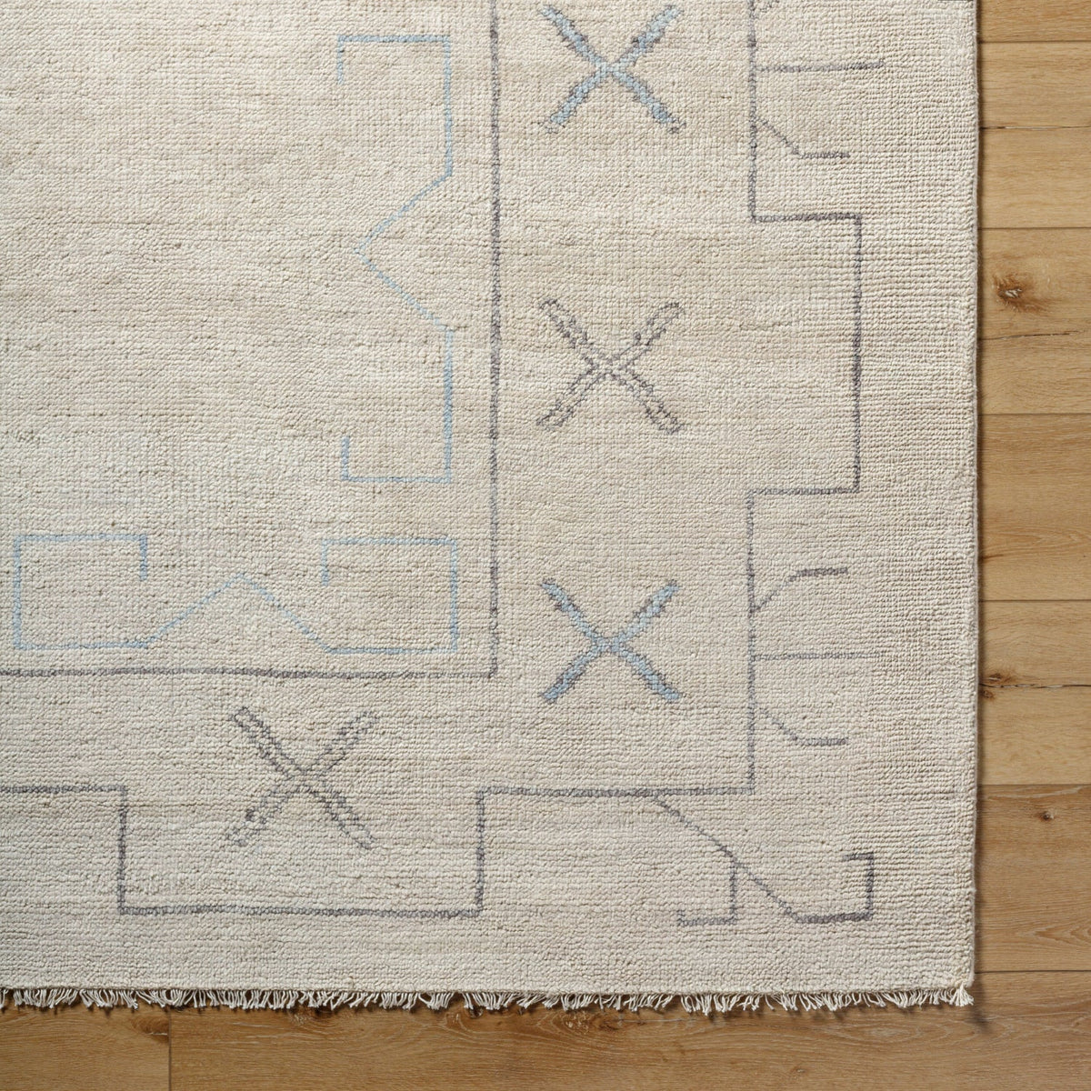 Modern European furniture - Cream Wool Blend Table Runner - www.oroa.com