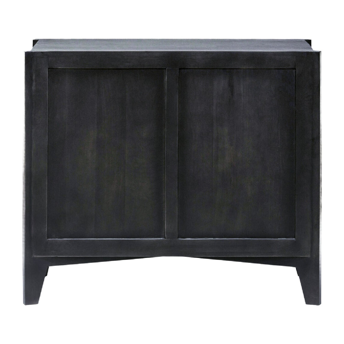 Modern European furniture - Reeded Mango Wood Cabinet - www.oroa.com