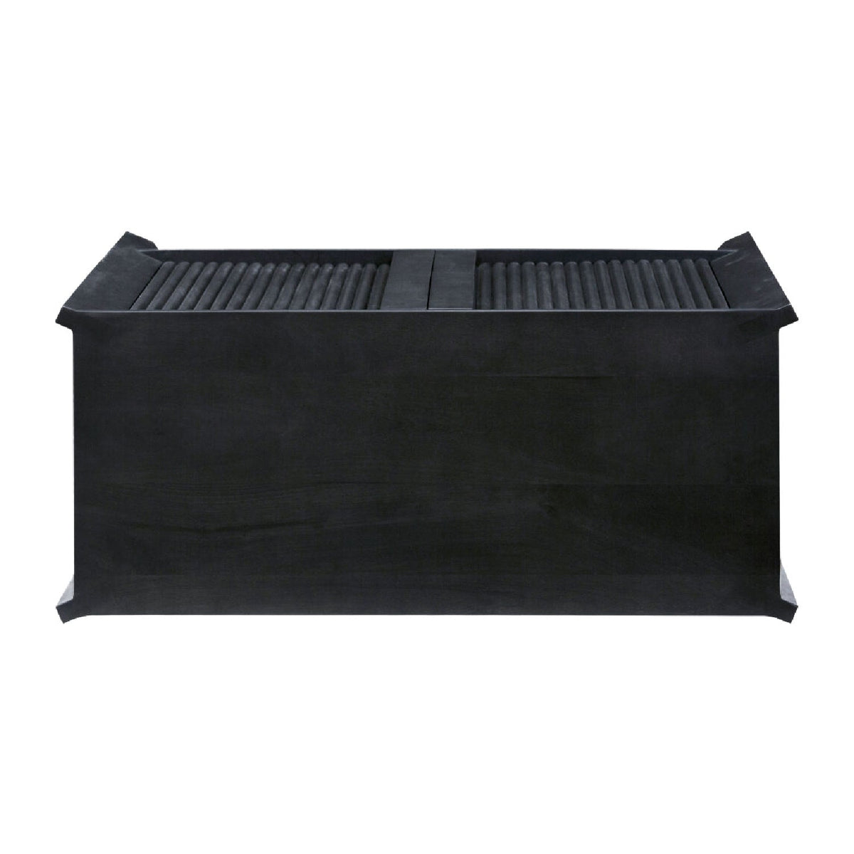 Modern European furniture - Reeded Mango Wood Cabinet - www.oroa.com