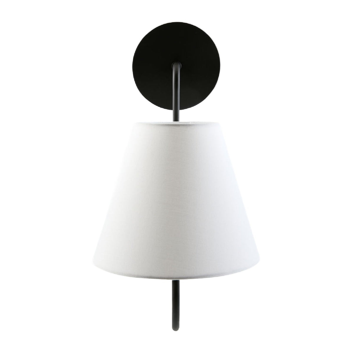 Modern European furniture - Linen Curved-Arm Wall Lamp - www.oroa.com