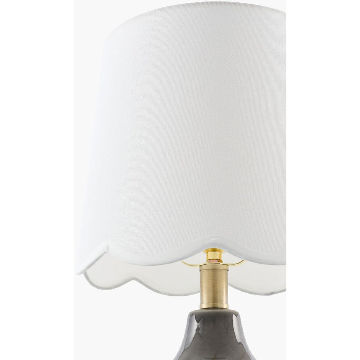 Modern European furniture - Scalloped Jute Table Lamp - www.oroa.com