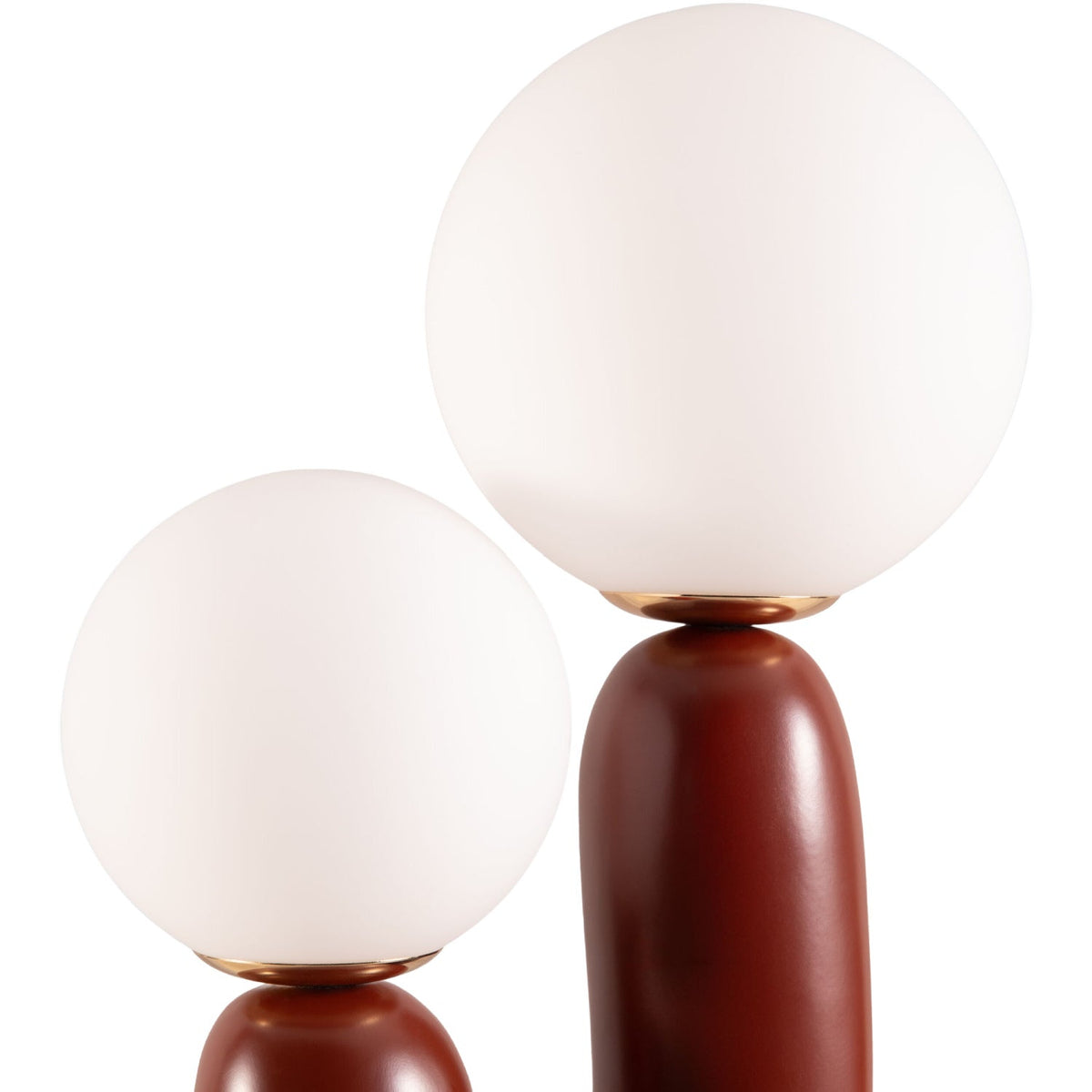 Modern European furniture - Double Round Glass Table Lamp S - www.oroa.com