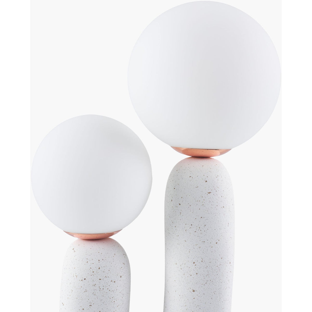 Modern European furniture - Double Round Glass Table Lamp S - www.oroa.com