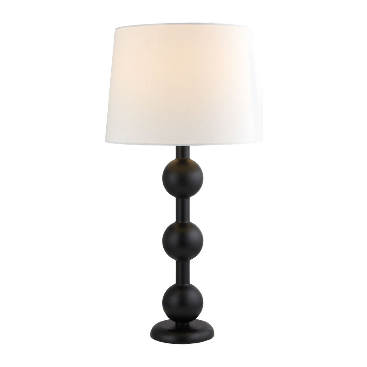 Modern European furniture - Triple Orb Rubberwood Table Lamp - www.oroa.com