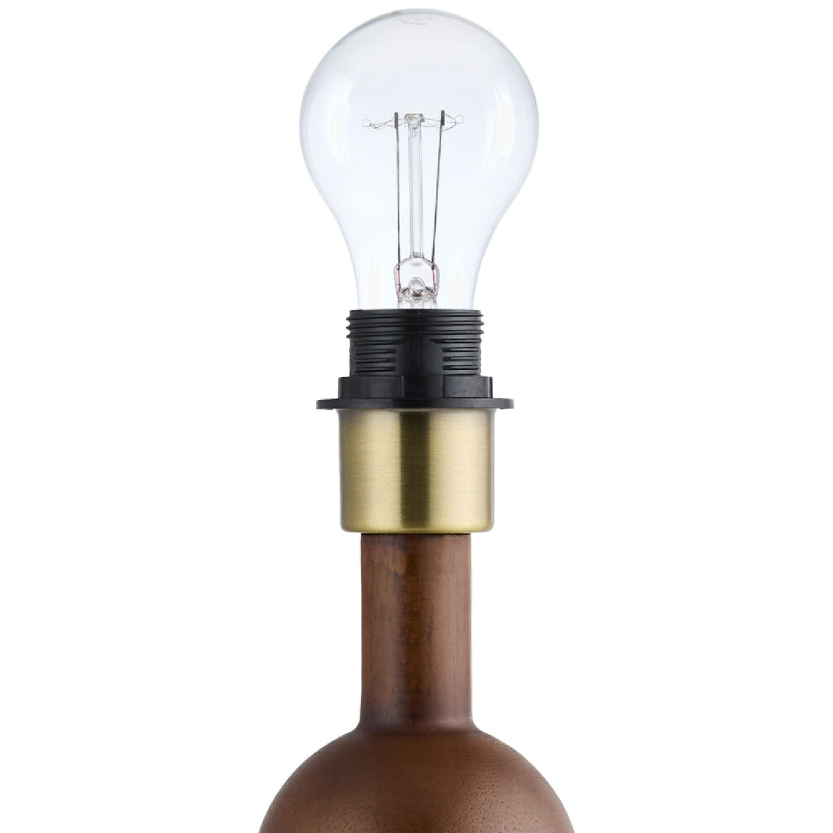 Modern European furniture - Triple Orb Rubberwood Table Lamp - www.oroa.com