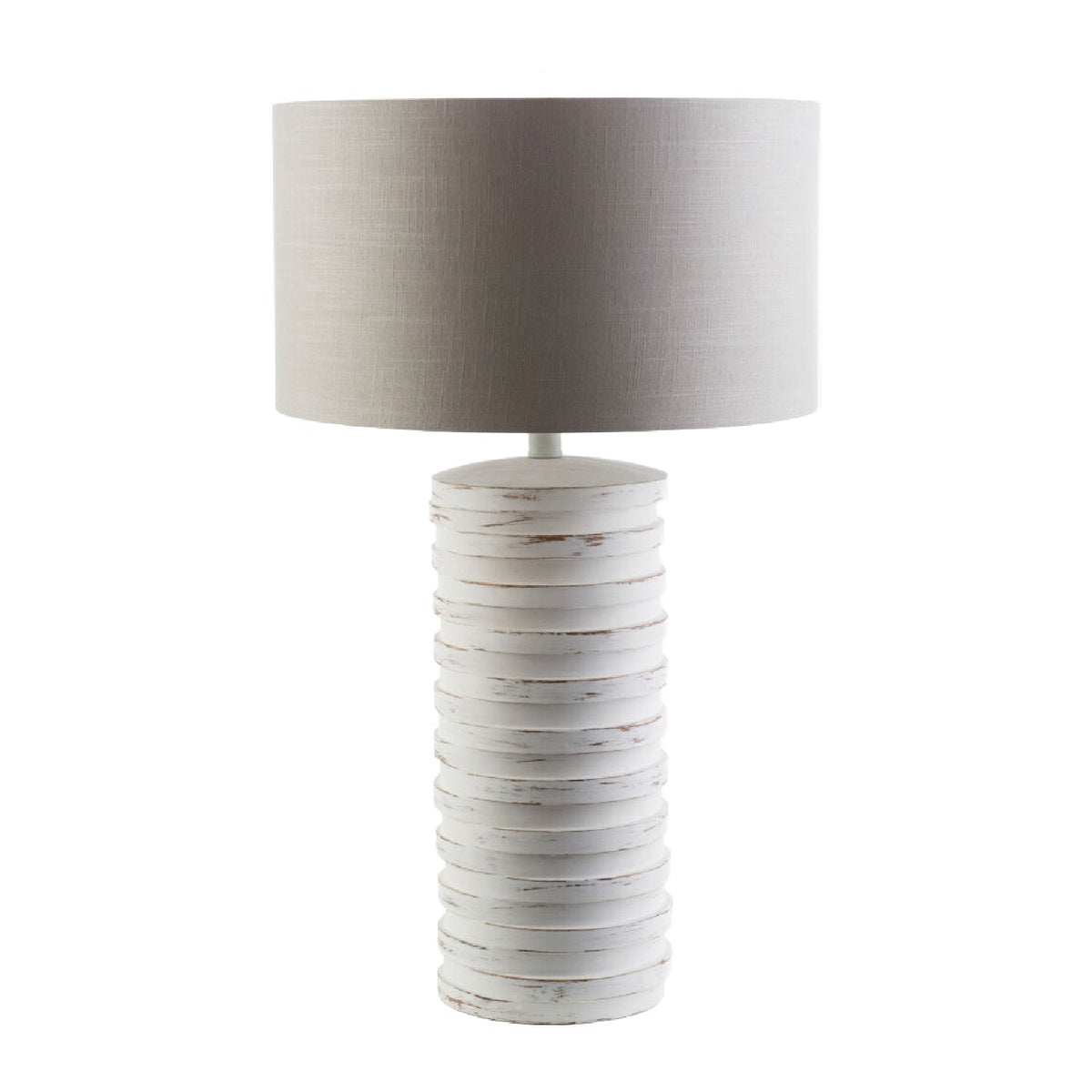 Modern European furniture - Distressed Finish Accent Table Lamp - www.oroa.com