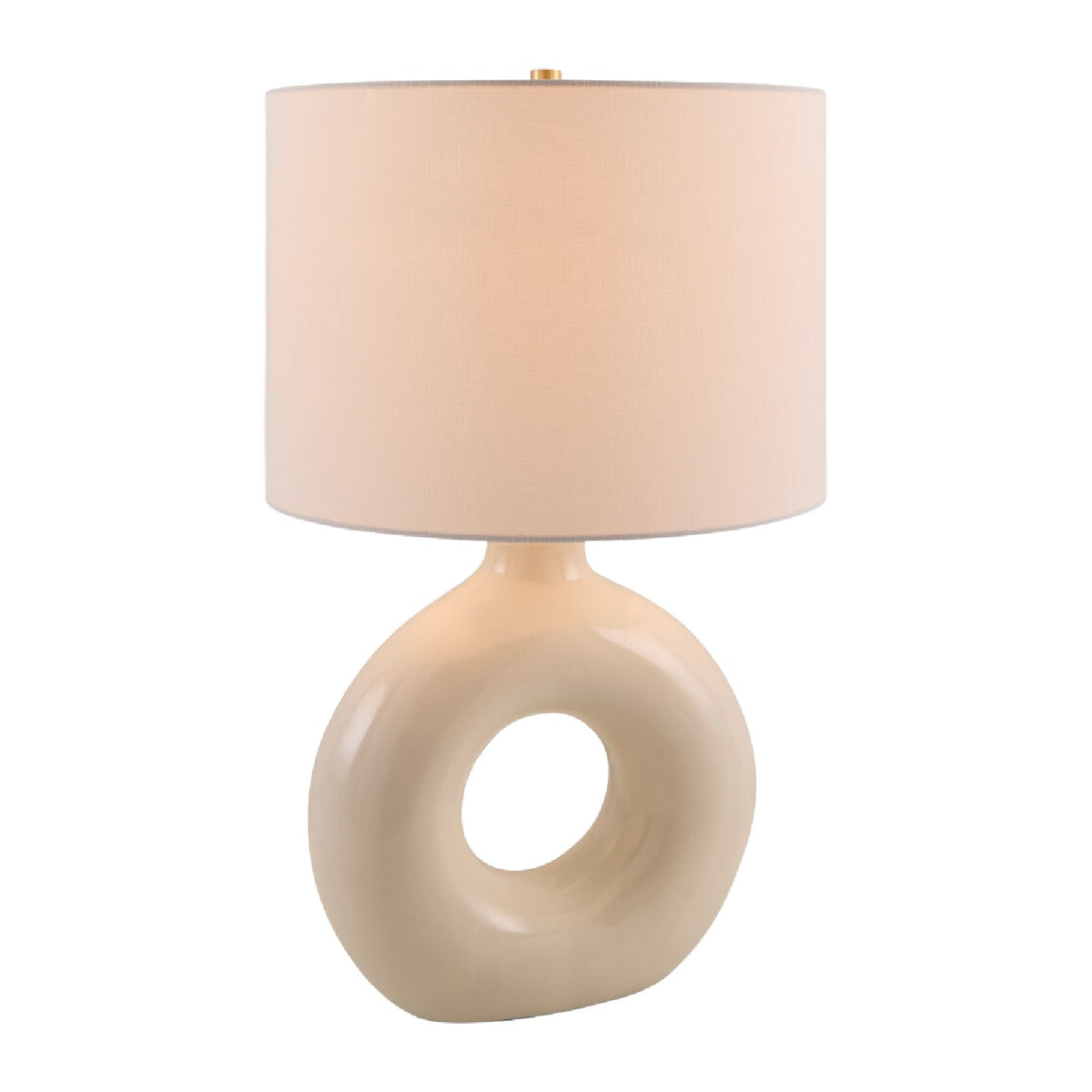 Modern European furniture - Ceramic Ring Accent Table Lamp - www.oroa.com