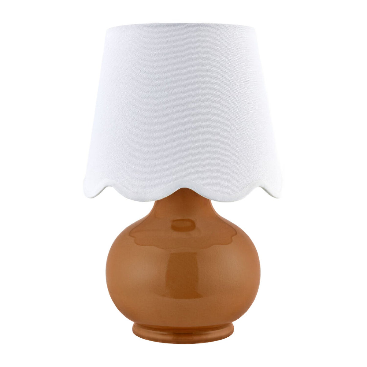 Modern European furniture - Scalloped Raffia Shade Table Lamp - www.oroa.com