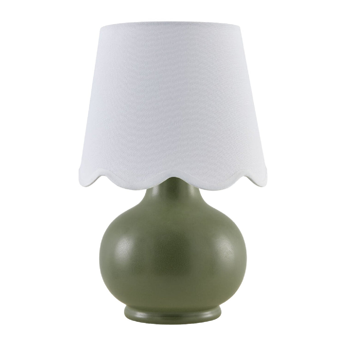 Modern European furniture - Scalloped Raffia Shade Table Lamp - www.oroa.com