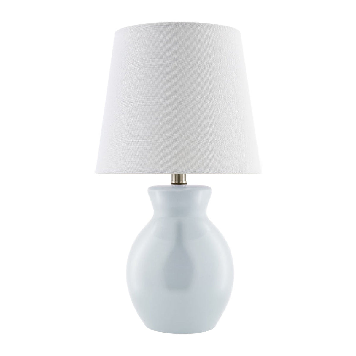 Modern European furniture - White Cotton Ceramic Table Lamp - www.oroa.com