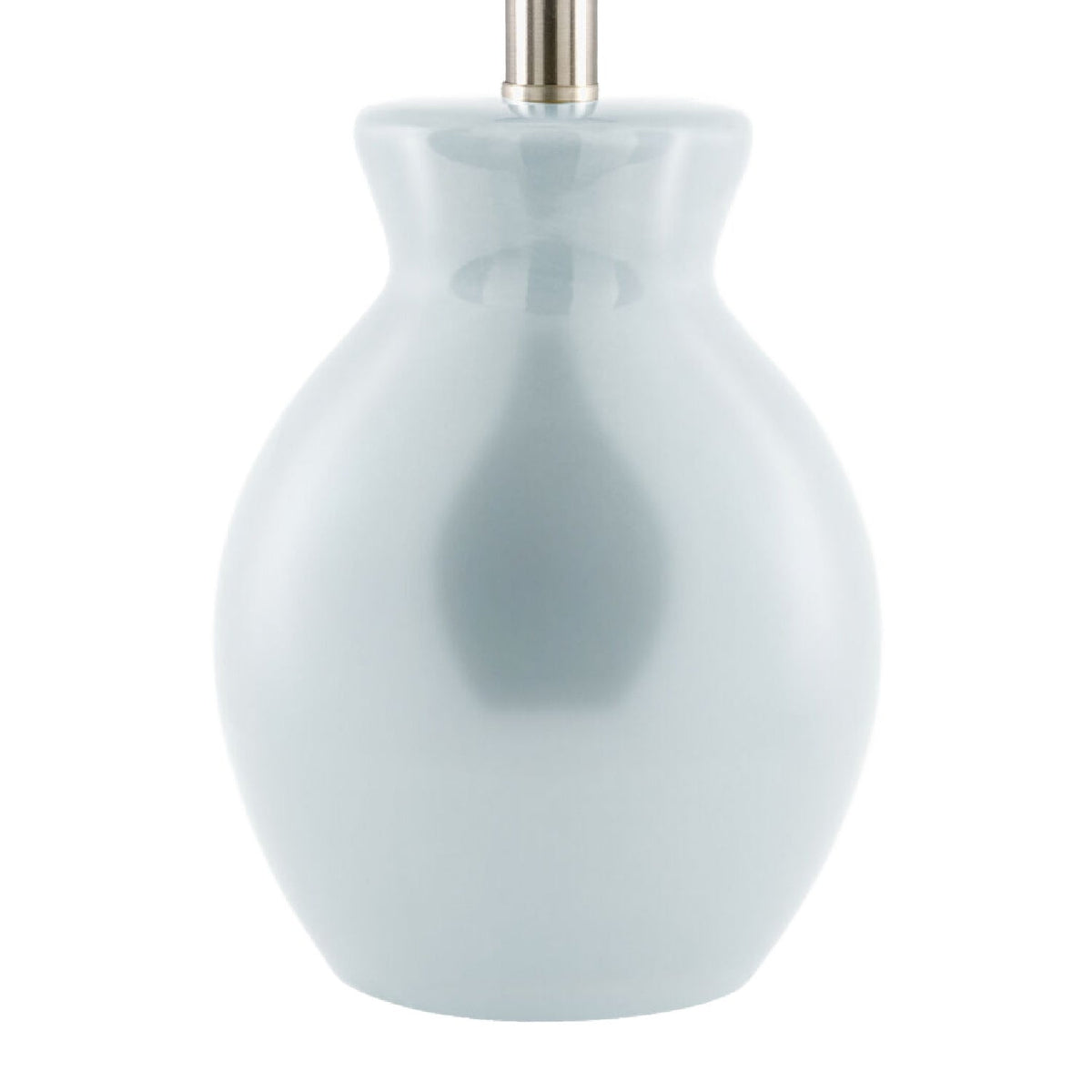 Modern European furniture - White Cotton Ceramic Table Lamp - www.oroa.com
