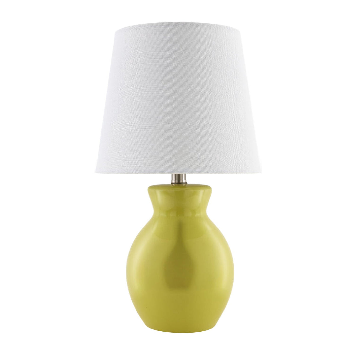 Modern European furniture - White Cotton Ceramic Table Lamp - www.oroa.com