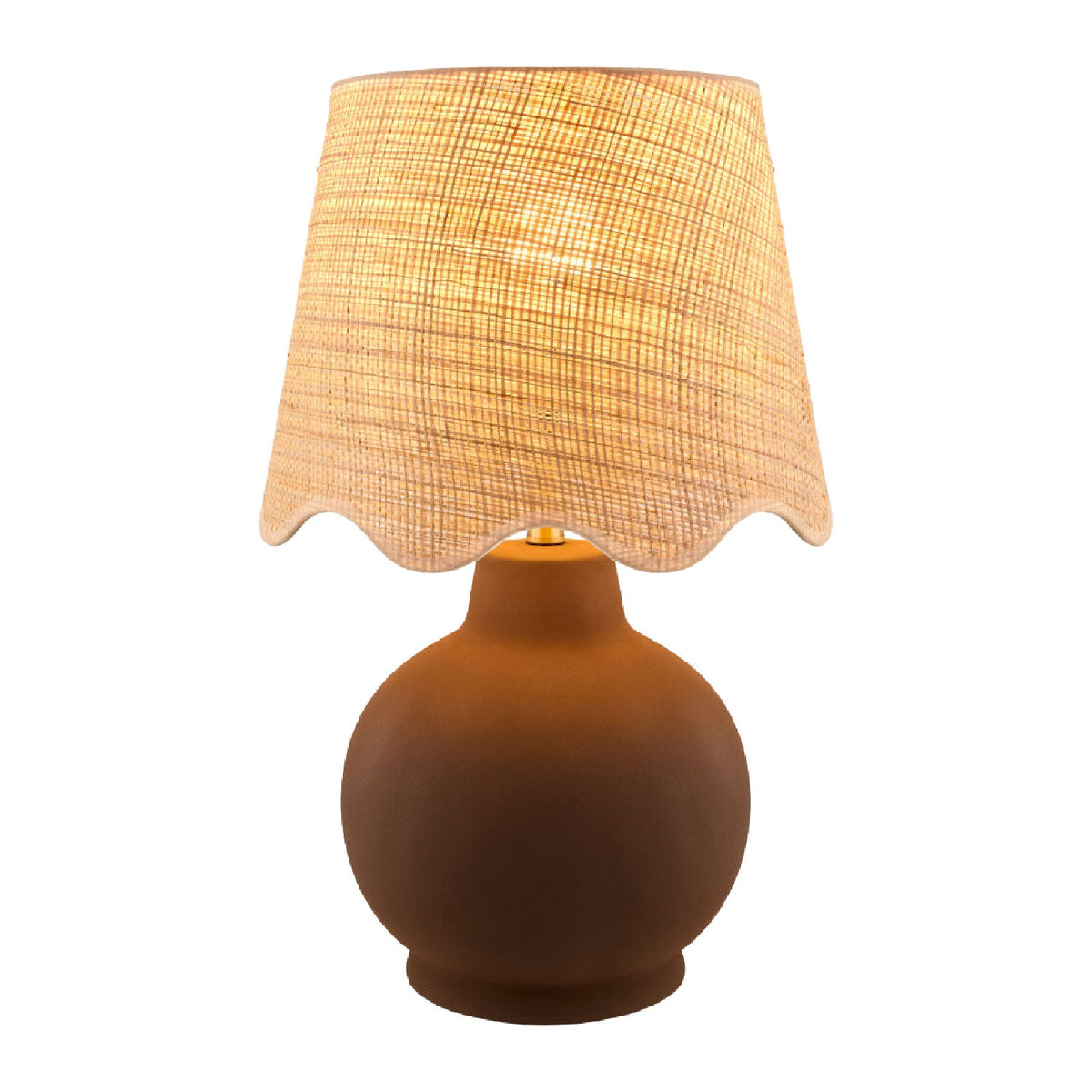 Modern European furniture - Wavy Linen Ceramic Table Lamp - www.oroa.com