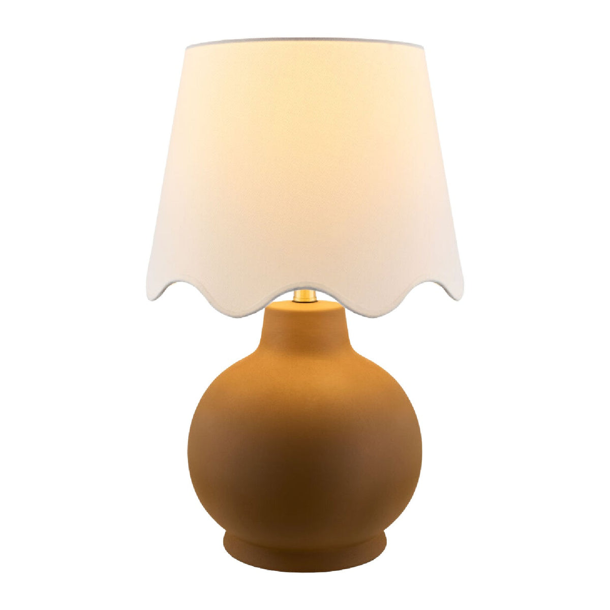 Modern European furniture - Wavy Linen Ceramic Table Lamp - www.oroa.com