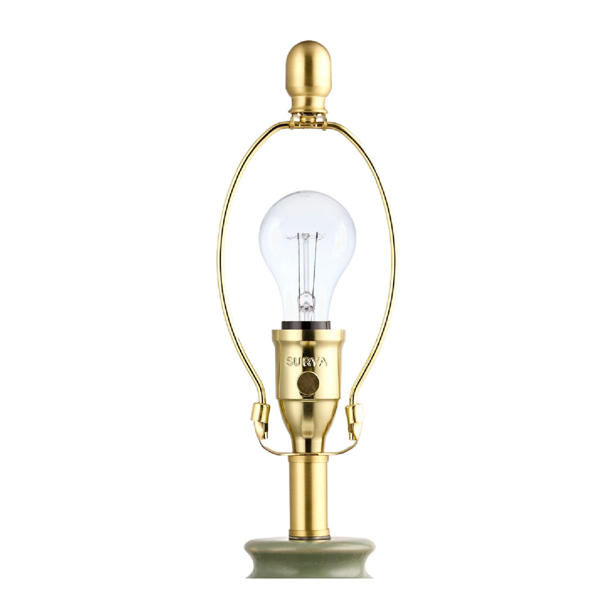 Modern European furniture - Green Ceramics Floral Table Lamp - www.oroa.com