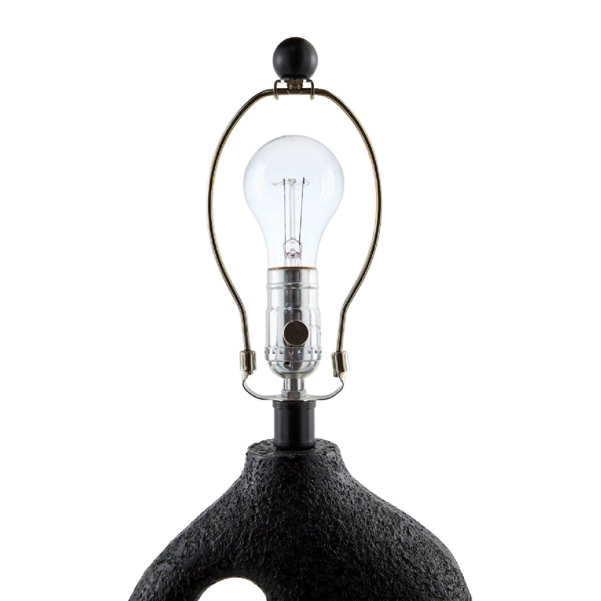 Modern European furniture - Abstract Carved Base Table Lamp - www.oroa.com
